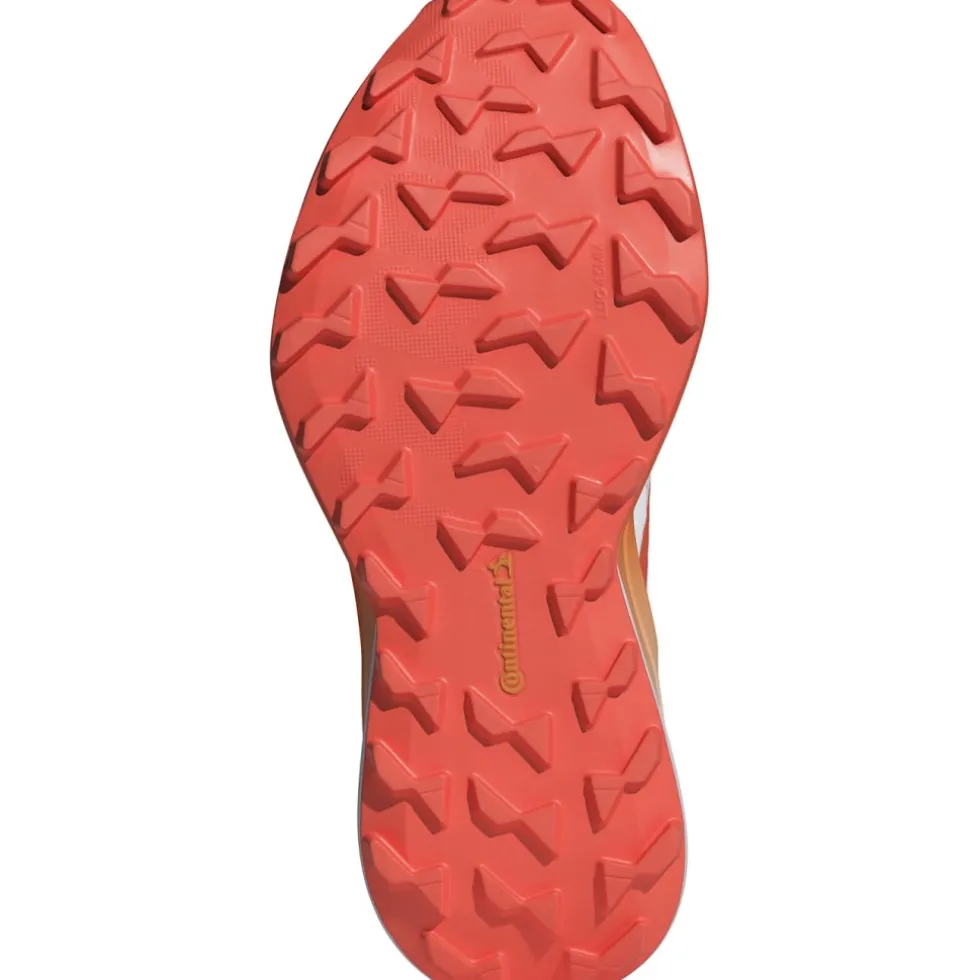 adidas TERREX Agravic 3 Trailrunningschoenen Dames - white/semi impact orange/dash grey JI0955
