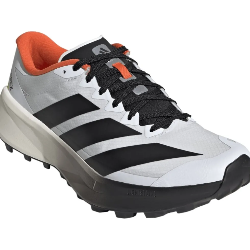 adidas TERREX Agravic 4 Trailrunningschoenen Heren - cloud white/core black/semi impact orange KJ8872