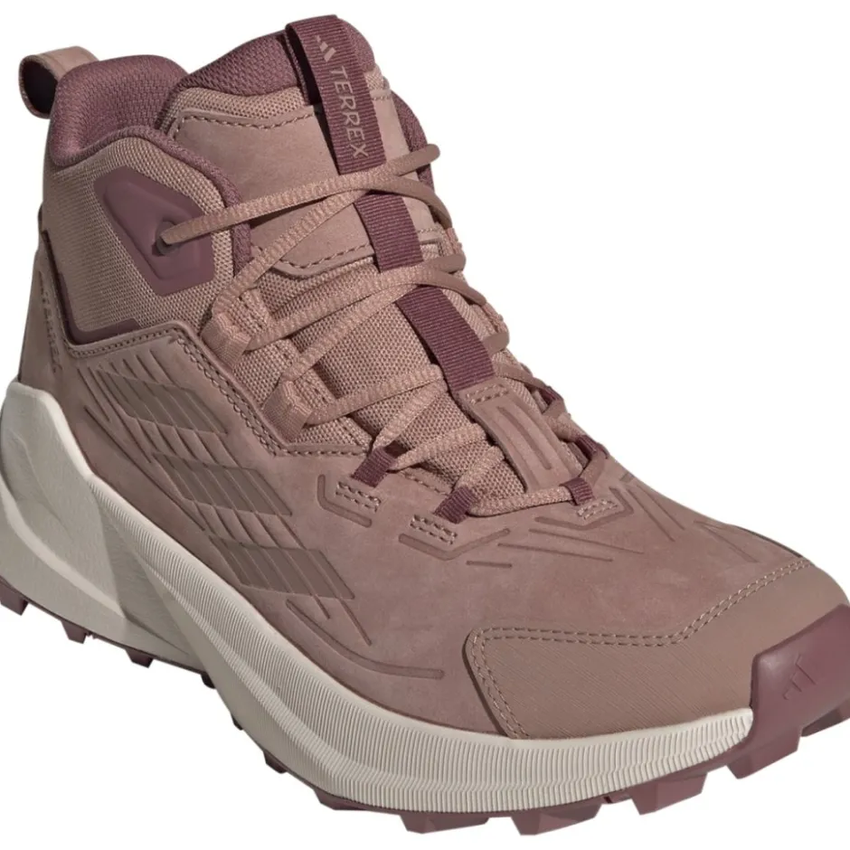 Wandelschoenen|Wandelschoenen < adidas TERREX Trailmaker 2 Leer Mid Trekkingschoenen Dames - warm clay/warm clay/quiet crimson IH3744