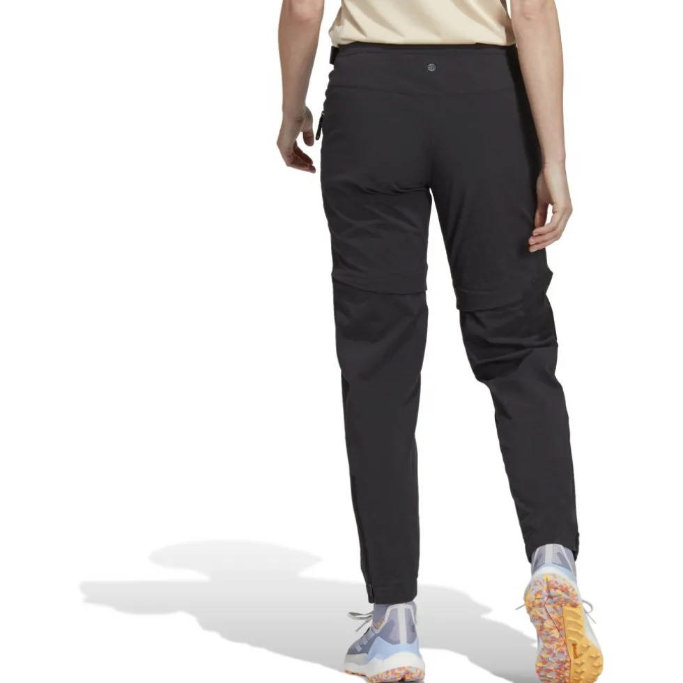 adidas TERREX Utilitas Zip-Off Broek Dames - zwart HN2967