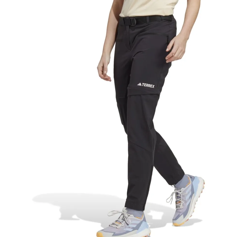 adidas TERREX Utilitas Zip-Off Broek Dames - zwart HN2967