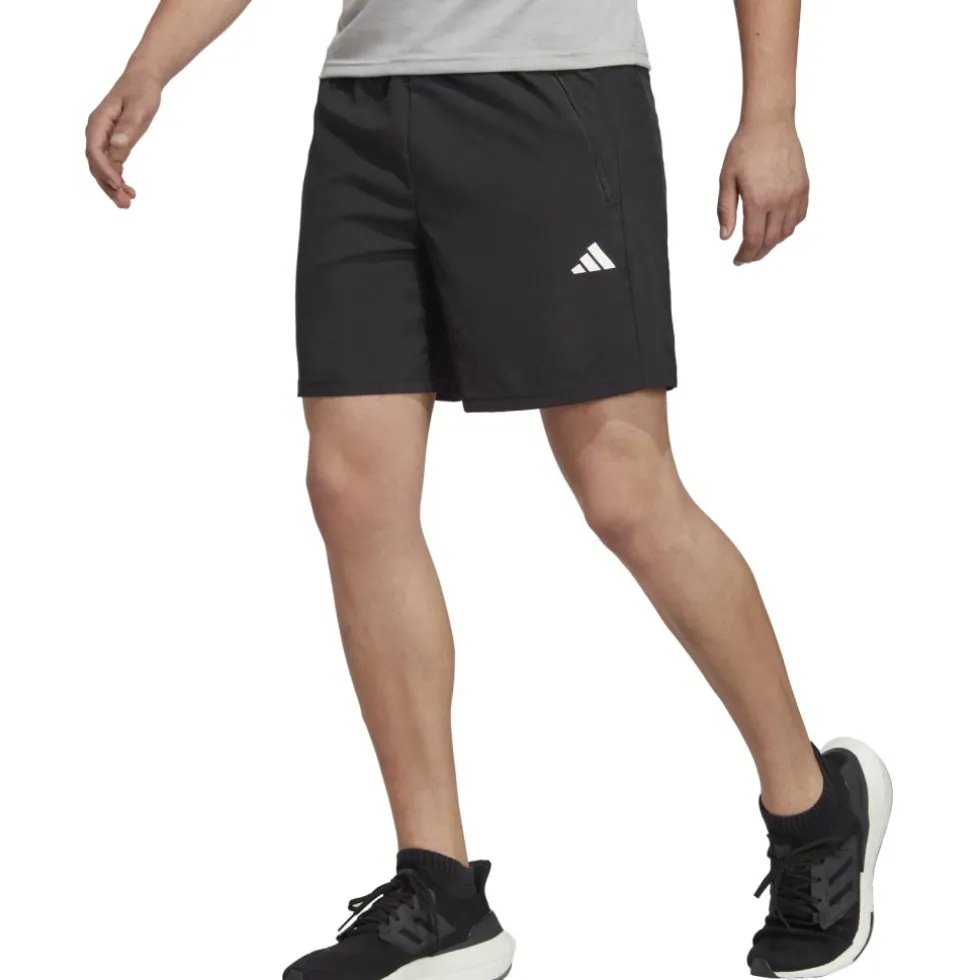 adidas Train Essentials 3-Stripes 9" Woven Shorts Heren - zwart/wit IC6976
