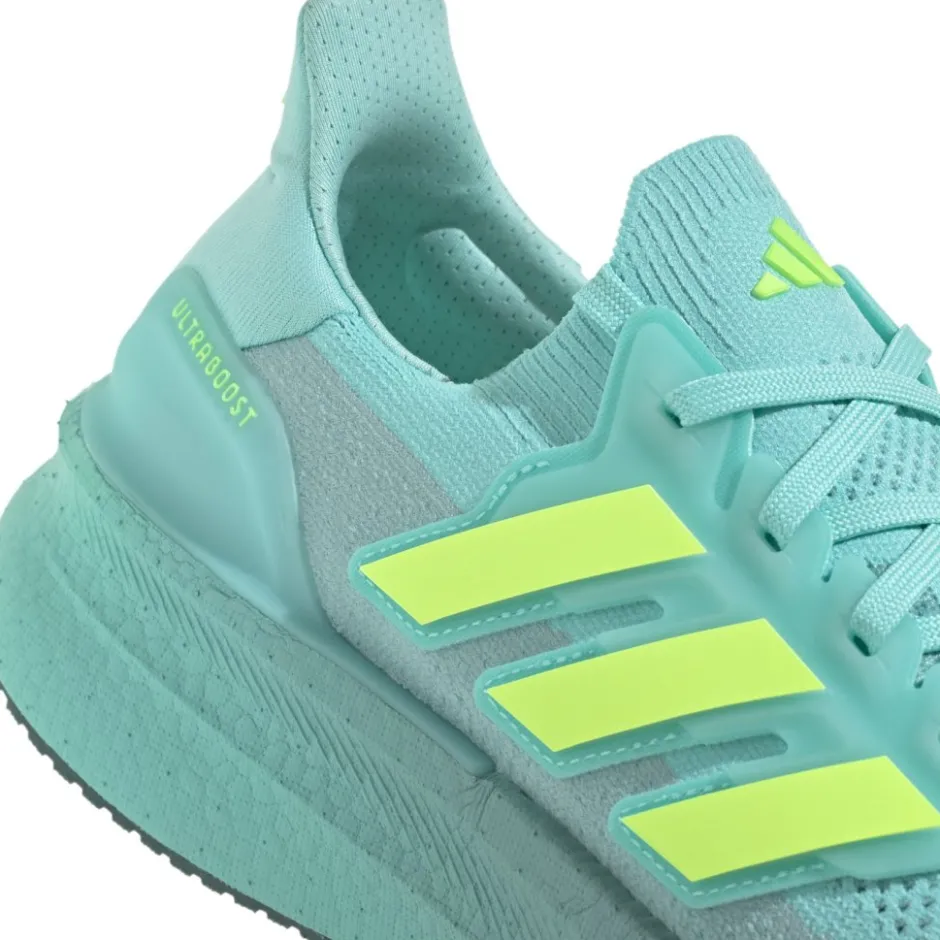 Hardloopschoenen Voor Op De Weg|Hardloopschoenen Heren < adidas Ultraboost 5 Hardloopschoenen Heren - flash aqua/lucid lemon/mint ton JQ2909
