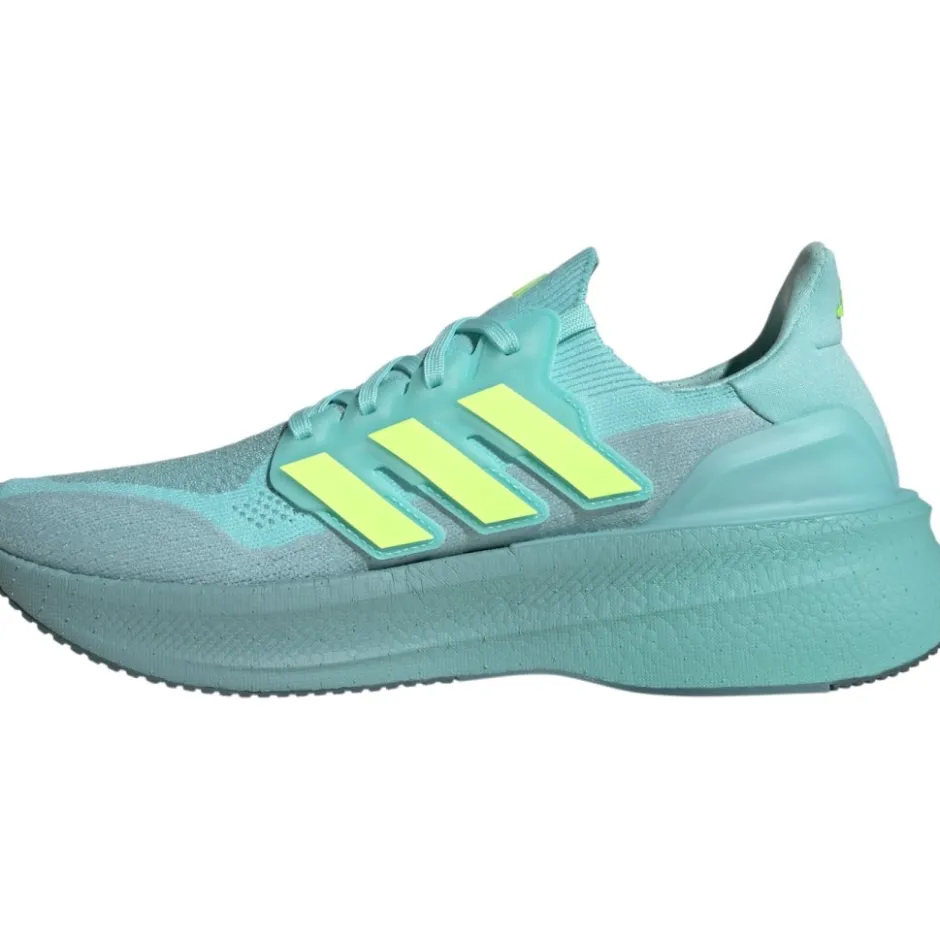 Hardloopschoenen Voor Op De Weg|Hardloopschoenen Heren < adidas Ultraboost 5 Hardloopschoenen Heren - flash aqua/lucid lemon/mint ton JQ2909