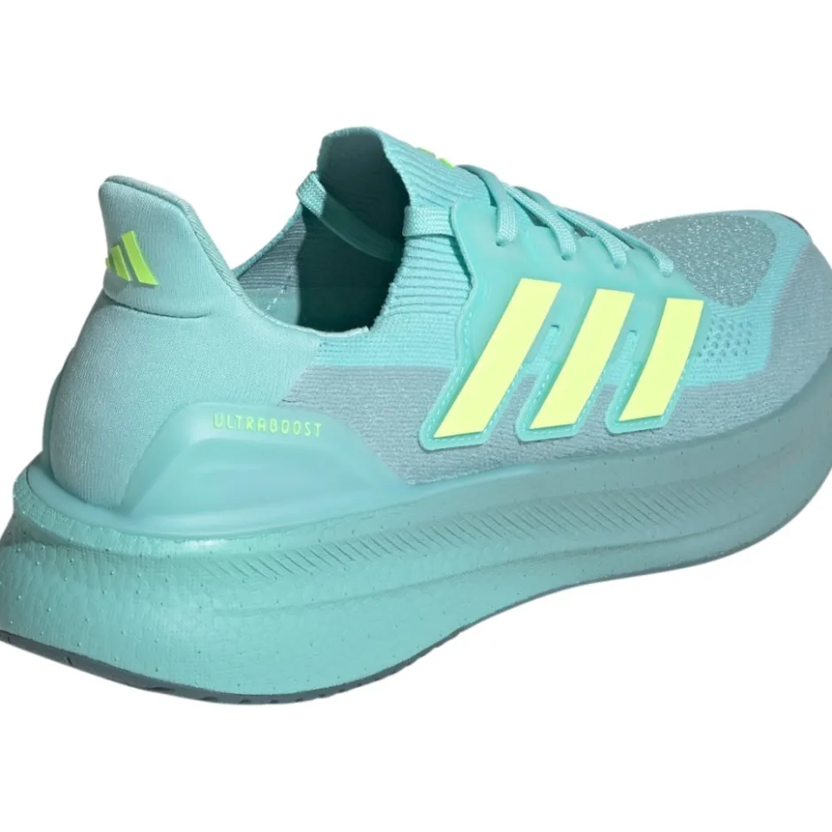 Hardloopschoenen Voor Op De Weg|Hardloopschoenen Heren < adidas Ultraboost 5 Hardloopschoenen Heren - flash aqua/lucid lemon/mint ton JQ2909