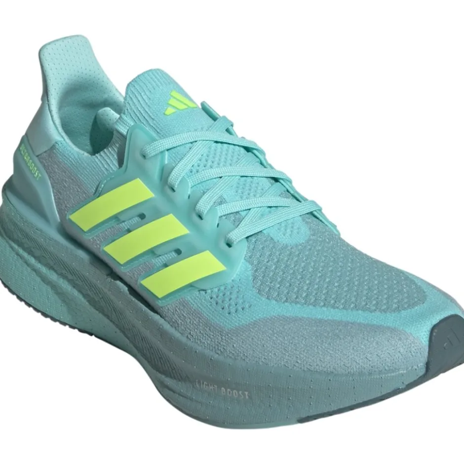 Hardloopschoenen Voor Op De Weg|Hardloopschoenen Heren < adidas Ultraboost 5 Hardloopschoenen Heren - flash aqua/lucid lemon/mint ton JQ2909