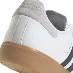 adidas Velosamba Leer Fietsschoenen Heren - cloud white/dark blue/pure ruby JQ9179