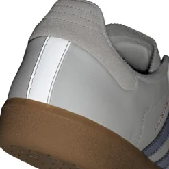 adidas Velosamba Leer Fietsschoenen Heren - cloud white/dark blue/pure ruby JQ9179