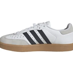 adidas Velosamba Leer Fietsschoenen Heren - cloud white/dark blue/pure ruby JQ9179