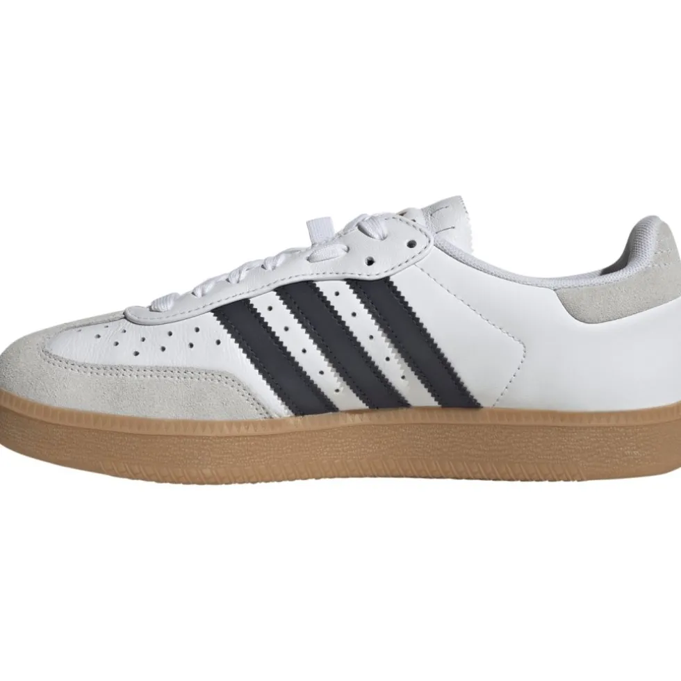 adidas Velosamba Leer Fietsschoenen Heren - cloud white/dark blue/pure ruby JQ9179