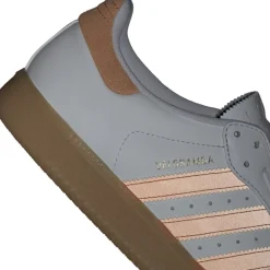 adidas Velosamba Leer Fietsschoenen Heren - cloud white/pure orange/gold metal JQ9180