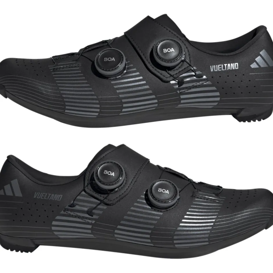 Wielrenschoenen|Wielrenschoenen < adidas Vueltano Carbon fietsschoenen heren - core black/core black/cloud white JS1939
