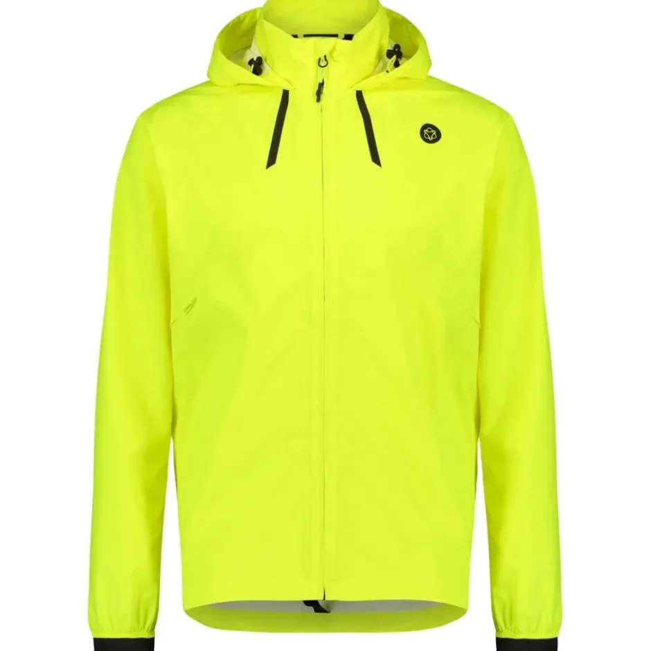 Regenjassen < AGU Couter Copact Hi-Vi Regenja Heren - neongee