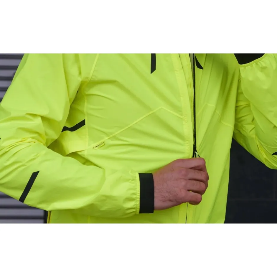 Regenjassen < AGU Couter Copact Hi-Vi Regenja Heren - neongee