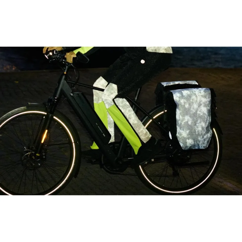 AGU Commuter Hi-Vis + Reflection Tech Regenbroek Heren - zwart