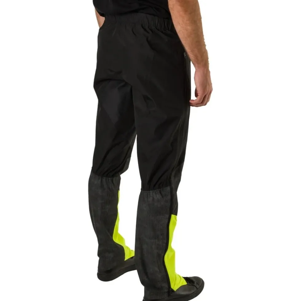 AGU Commuter Hi-Vis + Reflection Tech Regenbroek Heren - zwart