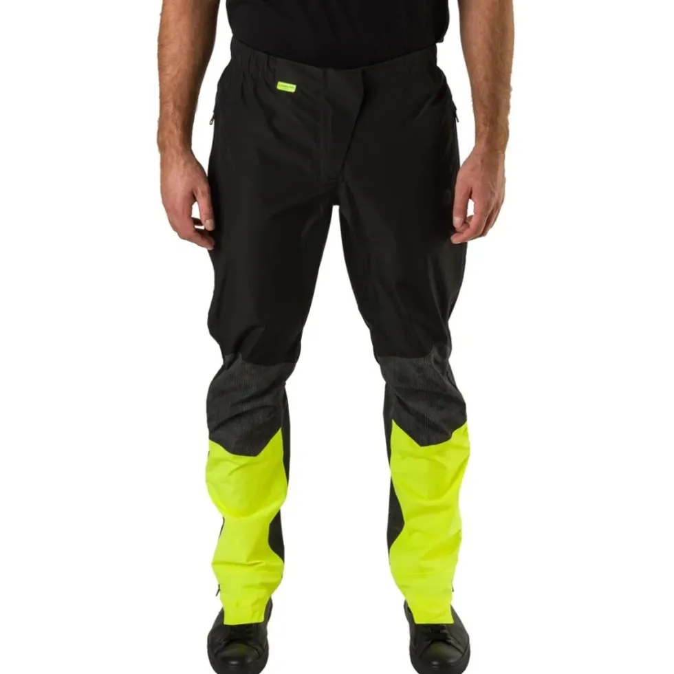 AGU Commuter Hi-Vis + Reflection Tech Regenbroek Heren - zwart