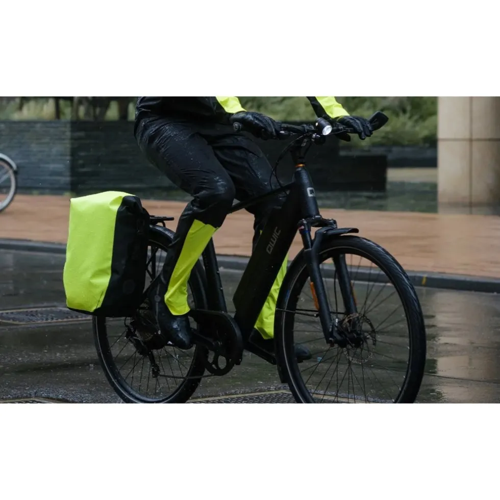 AGU Commuter Hi-Vis + Reflection Tech Regenbroek Heren - zwart