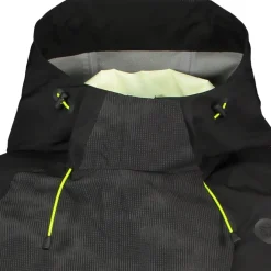 AGU Commuter Hi-Vis + Reflection Tech Regenjas Heren - zwart