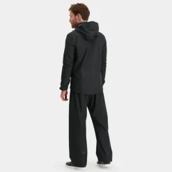 AGU Essential GO Regenpak - Set van Regenbroek en Regenjas - zwart