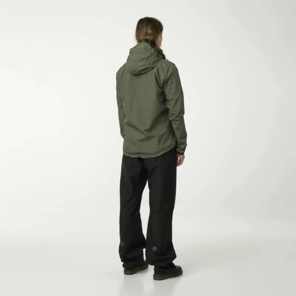 AGU Essential GO Regenpak - Set van Regenbroek en Regenjas - army green