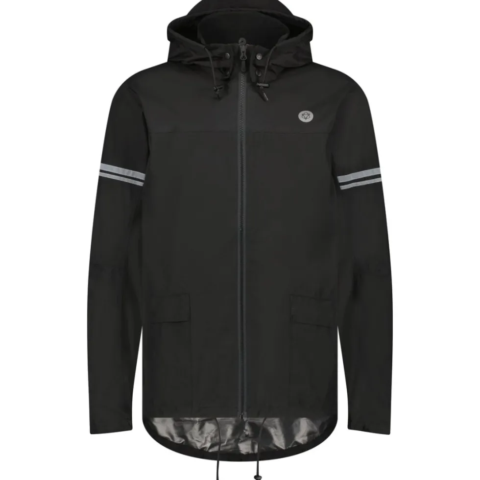 AGU Essential Original Regenpak - Regenbroek + Regenjas Set - zwart