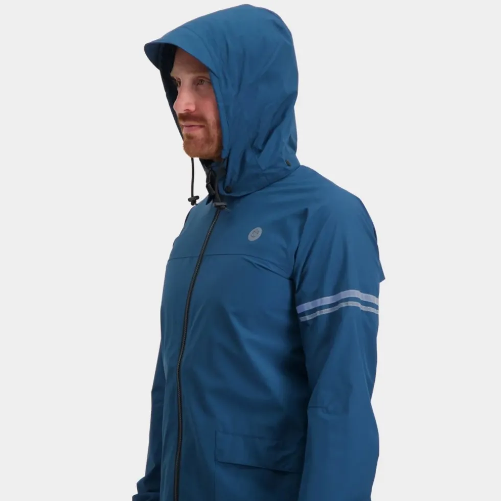 AGU Essential Original Regenpak - Regenbroek + Regenjas Set - teal blue