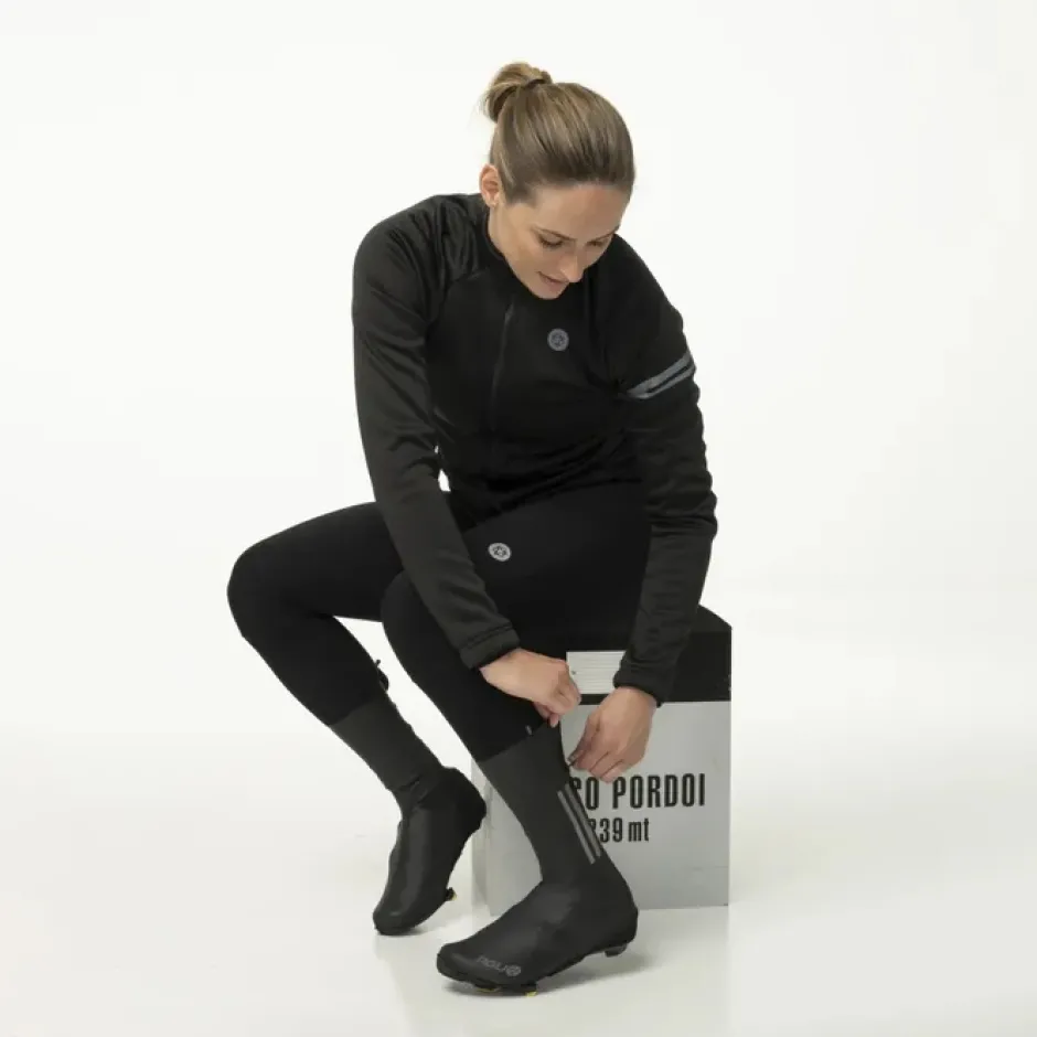 Overschoenen < AGU Raceday Zip Overchoenen - zwart