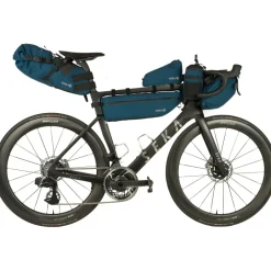 Frametassen|Top Tube Bag < AGU Venture Bovenbuis Tas - 0.7L - Canvas - steel blue