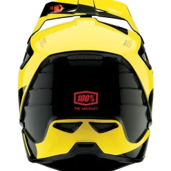 100% Aircraft Composite Helm - Ltd Neon Yellow