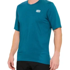 100% Airmatic Fietsshirt met Korte Mouwen Heren - gulf