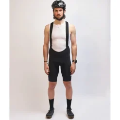 ALBION Abr1 Pocket Fietsshort met bretels Heren - Zwart