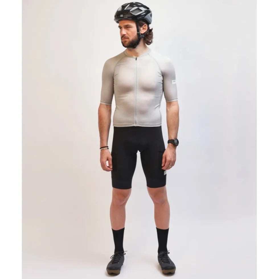 ALBION Abr1 Pocket Fietsshort met bretels Heren - Zwart