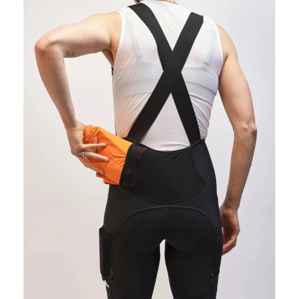 ALBION Abr1 Pocket Fietsshort met bretels Vrouwen - Black