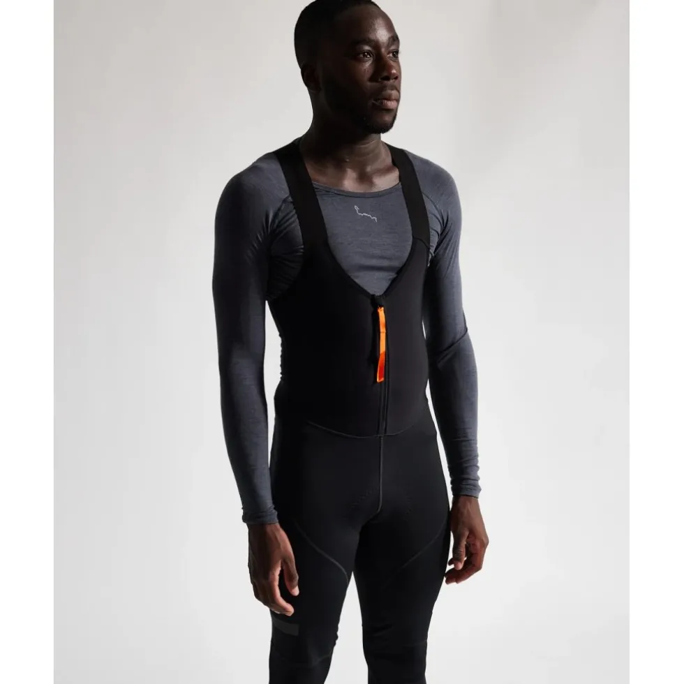 ALBION All Road Winter Fietsbroek met Bretels Heren - Zwart