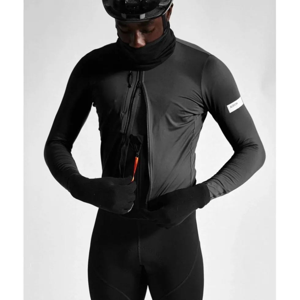ALBION All Road Winter Fietsbroek met Bretels Heren - Zwart