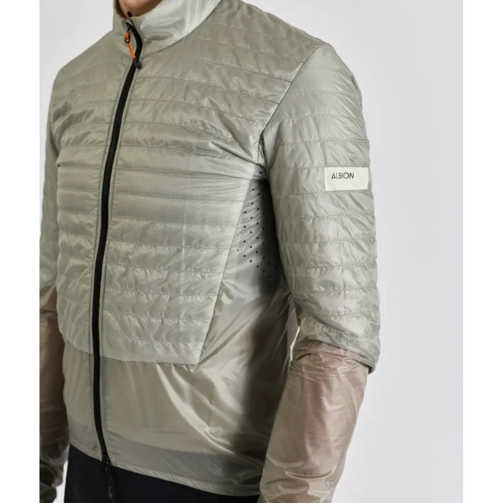 ALBION Ultralight Geïsoleerde jas voor heren - Mist