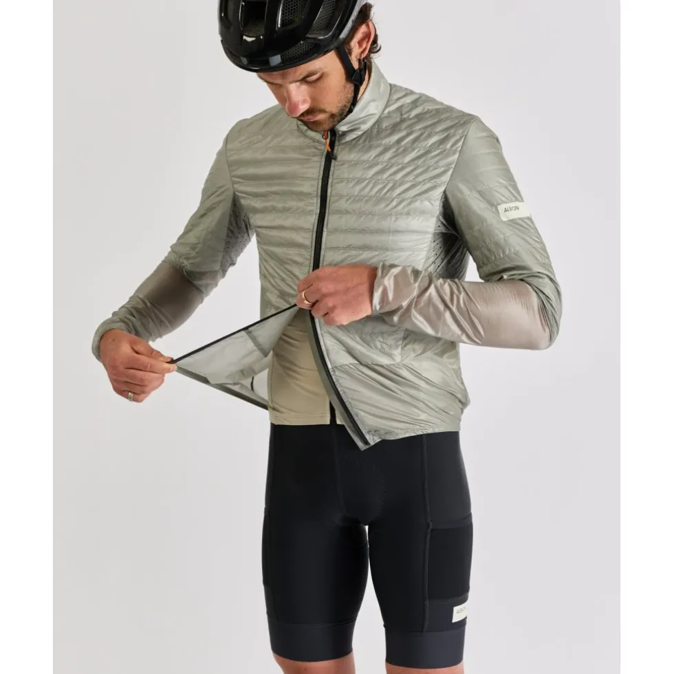 ALBION Ultralight Geïsoleerde jas voor heren - Mist