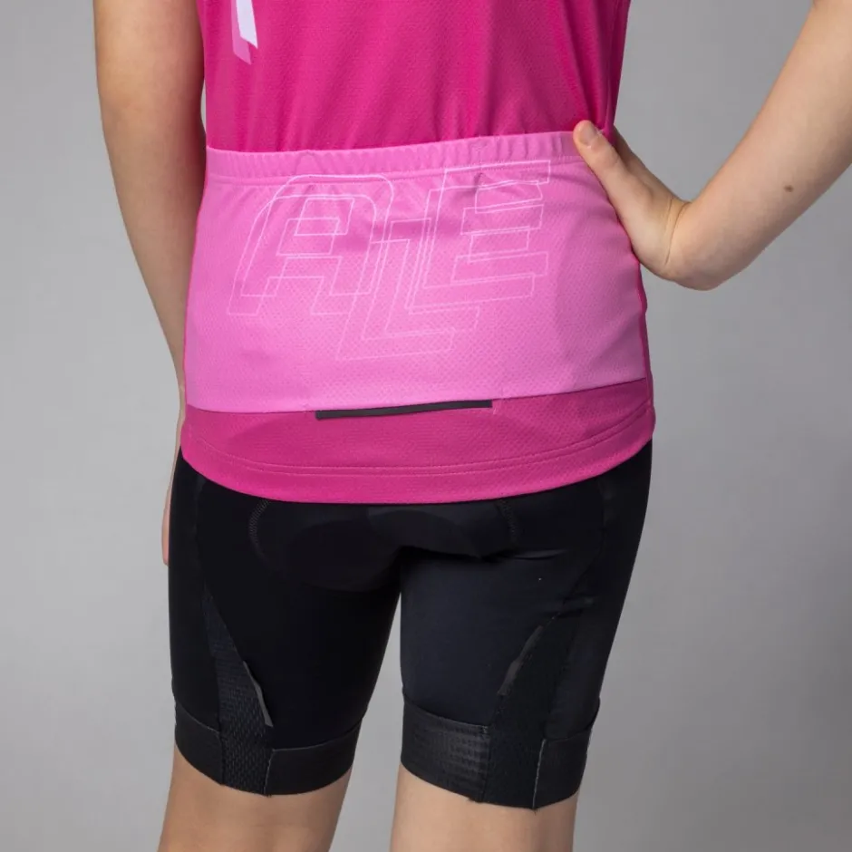 Shirts Kinderen < Ale Alé Follow Me Fietstrui Kinderen - fuchsia