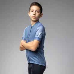 Alé Follow Me Fietstrui Kinderen - steel blue