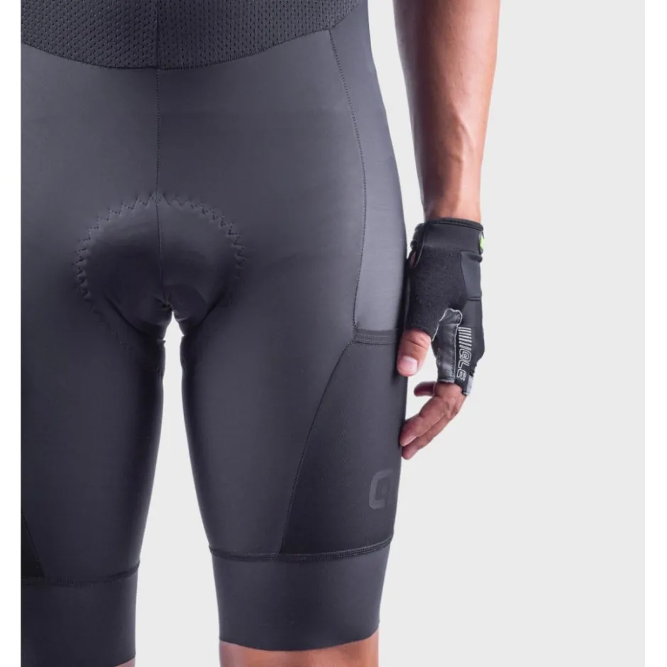Bib Shorts < Ale Aé OFF ROAD - GRAVE tone Cargo Fiethort et Brete Heren - zwart