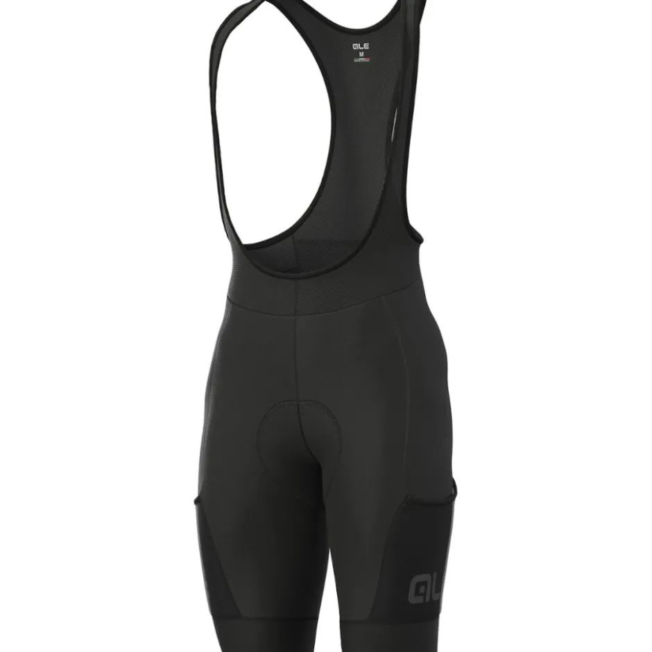Bib Shorts < Ale Aé OFF ROAD - GRAVE tone Cargo Fiethort et Brete Heren - zwart