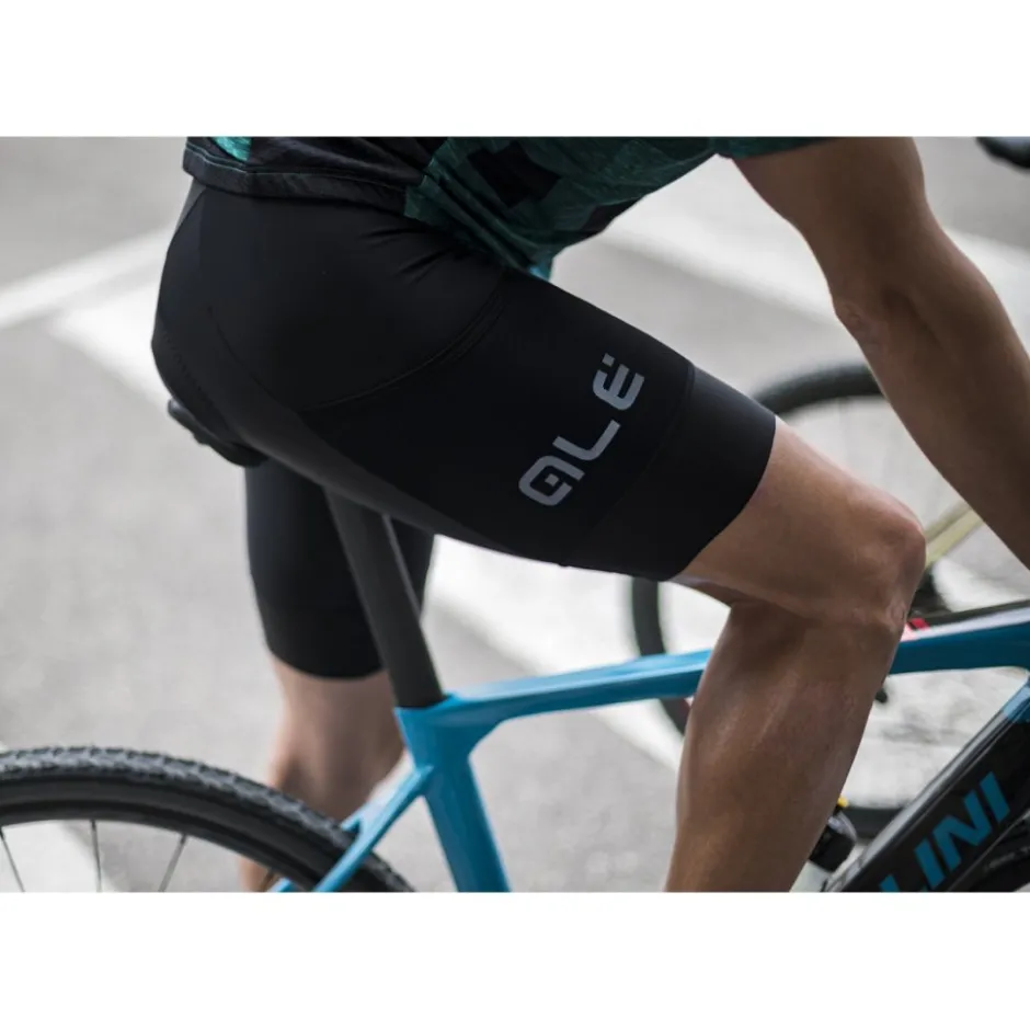 Bib Shorts < Ale Aé OFF ROAD - GRAVE tone Cargo Fiethort et Brete Heren - zwart