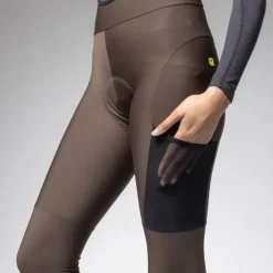 Alé OFF ROAD GRAVEL Stones Cargo 2.0 Fietsbroek met Bretels Dames - coffee