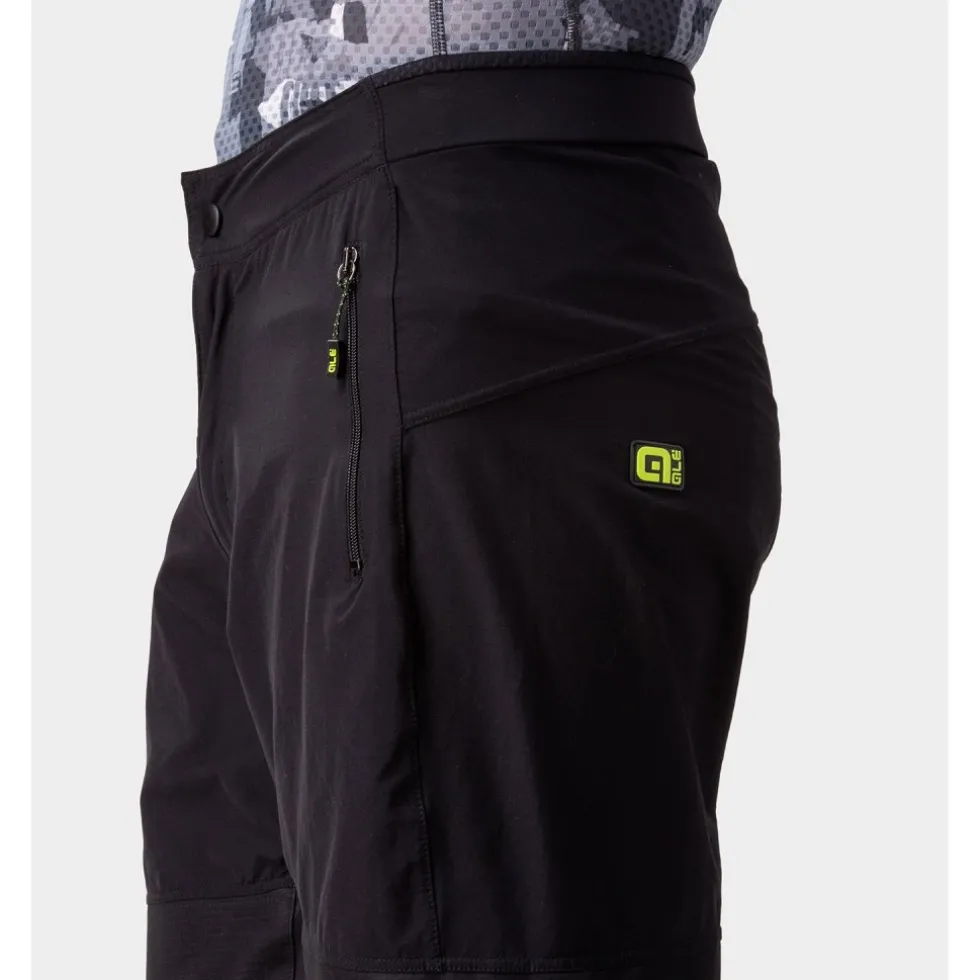Alé OFF ROAD - MTB Rock Off Road Short Heren - black/charcoal grey