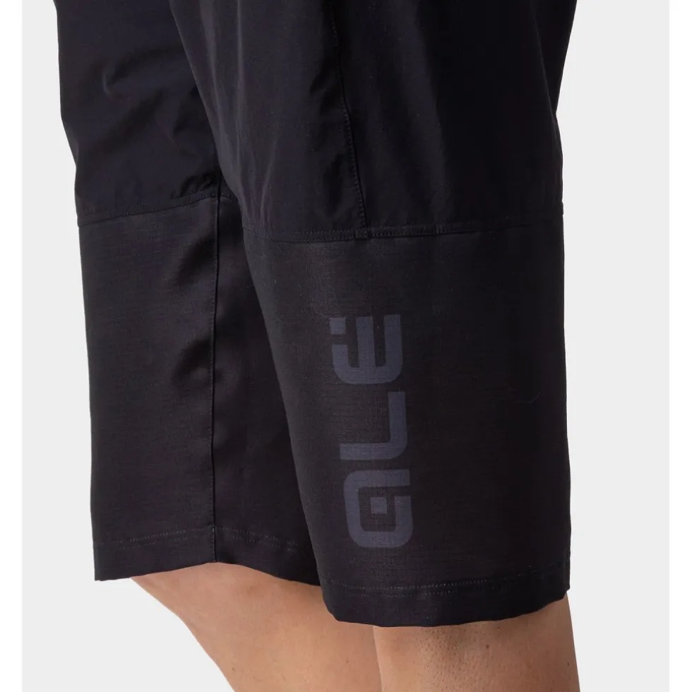 Alé OFF ROAD - MTB Rock Off Road Short Heren - black/charcoal grey
