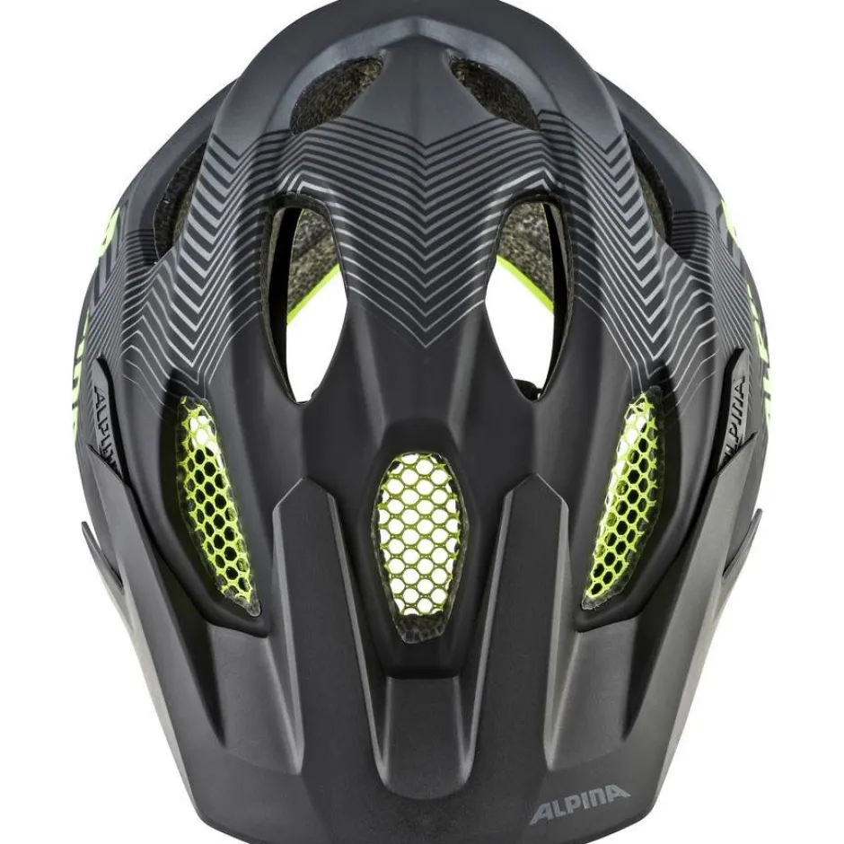 Helmen Kinderen < Alpina Carapax JR. Kinder-Fietshelm - black-neon-yellow