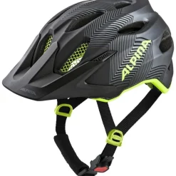 Helmen Kinderen < Alpina Carapax JR. Kinder-Fietshelm - black-neon-yellow