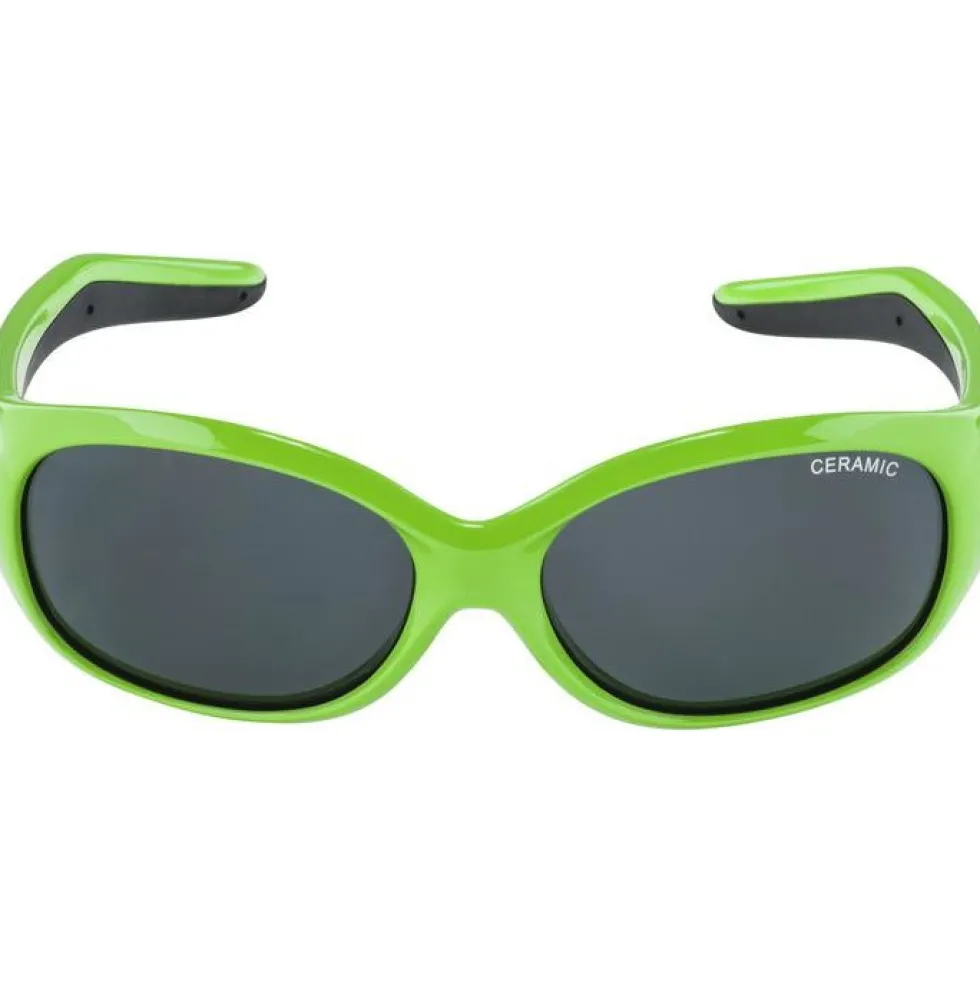 Alpina Flexxy Kids Glasses - green dino / black