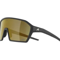 Mtb-Brillen < Alpina Ram Q-Lite Bril - black matt/Varioflex silver mirror